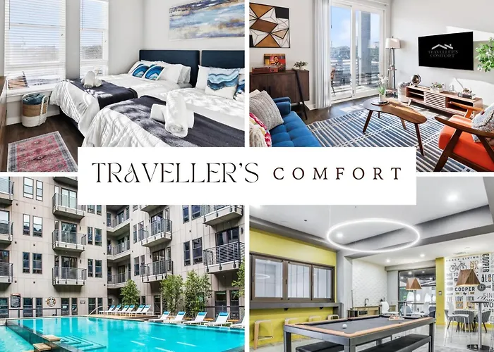 Downtown Fort Worth Luxe Retreat, Pool, Gym And Free Parking