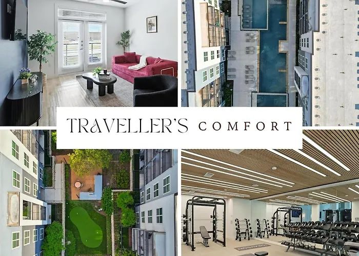 05 Downtown Fw 1Br, Luxury Living With Resort Style Pool And Gym