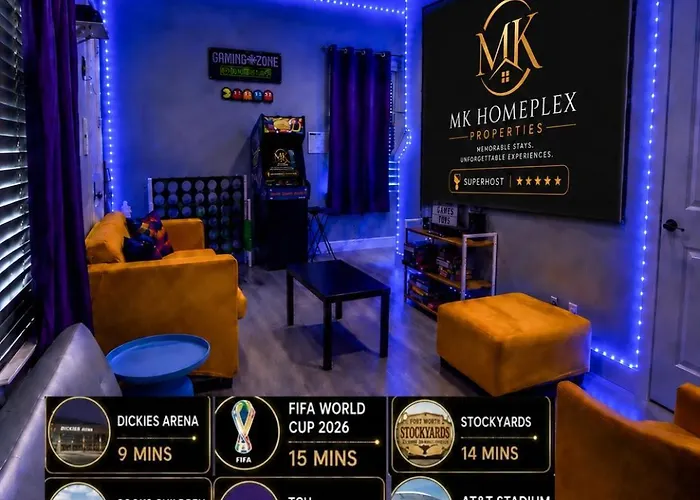 Cinemaarcadebabyproofedsleeps7Downtownfortworth
